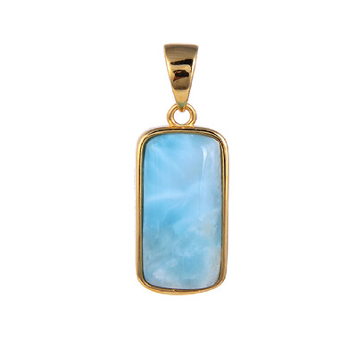 Larimar-Silberanhänger