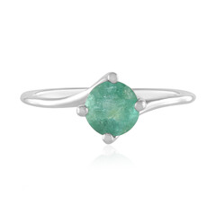 Brasilianischer Smaragd-Goldring