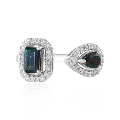 Mezezo-Opal-Silberring (Adela Silber)