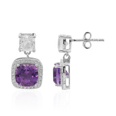 Amethyst-Silberohrringe