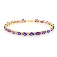 Sambia-Amethyst-Silberarmband