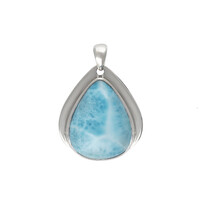 Larimar-Silberanhänger