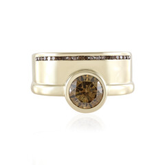 I2 Champagner-Diamant-Goldring (de Melo)