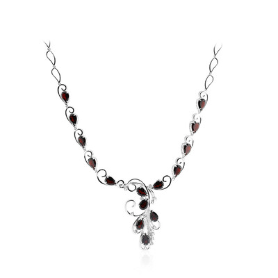 Granat-Silbercollier