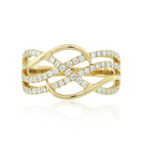 Lupenreiner (F) Brillant-Goldring (LUCENT DIAMONDS)