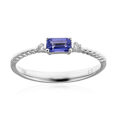 AAA-Tansanit-Goldring