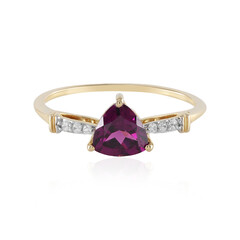 Magenta-Granat-Goldring