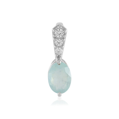 Paraiba-Opal-Silberanhänger