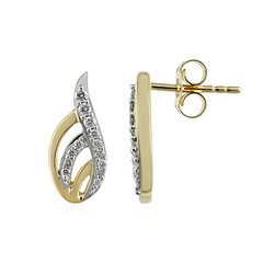Lupenreiner (F) Brillant-Goldohrringe (LUCENT DIAMONDS)