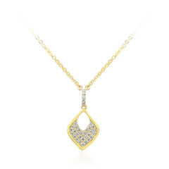 Lupenreiner (F) Brillant-Goldhalskette (LUCENT DIAMONDS)