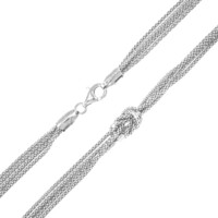 Design-Silberhalskette - 14,41 g - 60 cm