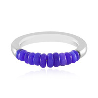 Äthiopischer Blauer Opal-Silberring