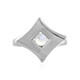 AAA-Regenbogen-Mondstein-Silberring (MONOSONO COLLECTION)