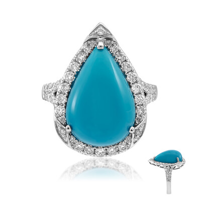 Sleeping Beauty-Türkis-Goldring