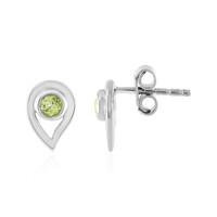 Peridot-Silberohrringe