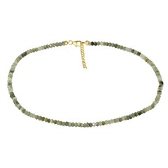 Chrysoberyll-Silberhalskette