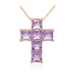 Amethyst-Silberhalskette