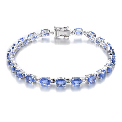Farbwechsel-Fluorit-Silberarmband