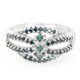 Fancy-Diamant-Silberring