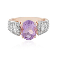 Lavendel-Amethyst-Silberring