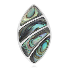 Abalone-Muschel-Silberanhänger