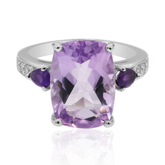 Bolivianischer Amethyst-Silberring