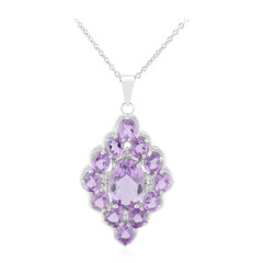 Amethyst-Silberhalskette