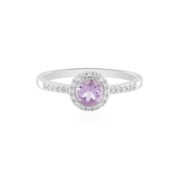 Lavendel-Amethyst-Silberring