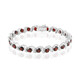 Granat-Silberarmband