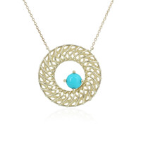 Sleeping Beauty-Türkis-Goldcollier (Ornaments by de Melo)