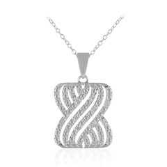 I3 (I) Diamant-Silberhalskette