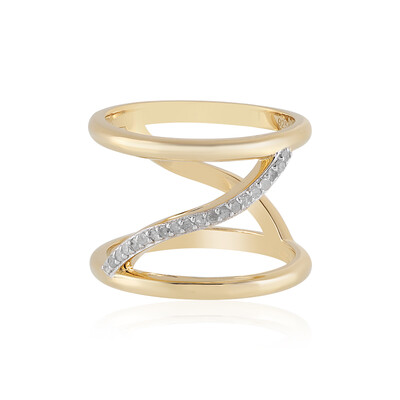 I2 (J) Diamant-Silberring