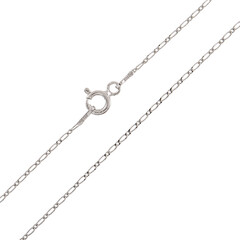 Silber-Figarokette - 1,05 g - 45 cm