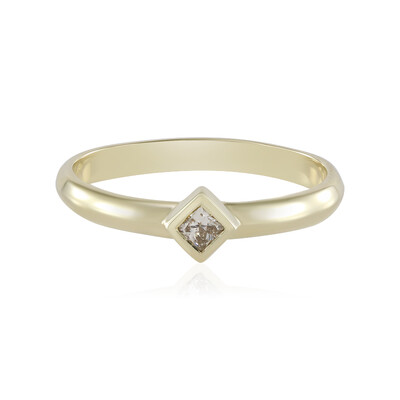 I2 Schokoladen-Diamant-Goldring
