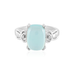 Aqua-Chalzedon-Silberring