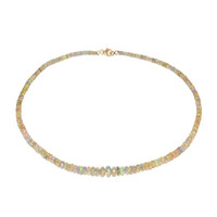 Welo-Opal-Goldhalskette