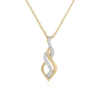 I3 (J) Diamant-Silberhalskette