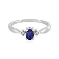 Blauer Madagaskar-Saphir-Silberring