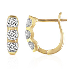 SI1 (G) Brillant-Goldohrringe