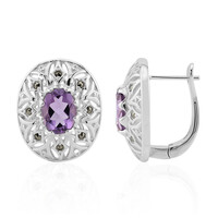 Amethyst-Silberohrringe (Annette classic)
