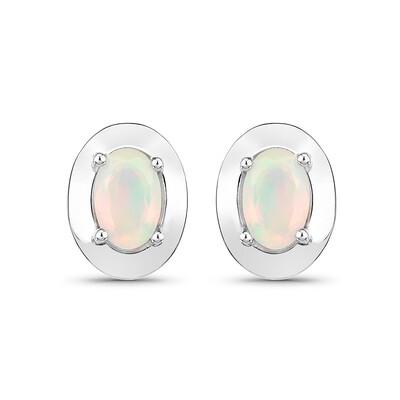 Welo-Opal-Silberohrringe