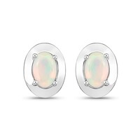 Welo-Opal-Silberohrringe