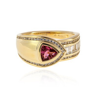Pinkfarbener Turmalin-Goldring (de Melo)