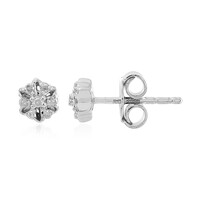 I2 (I) Diamant-Silberohrringe