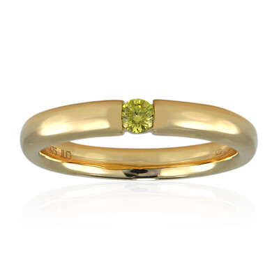Gelber VS1 Brillant-Goldring (Annette)