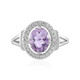 Lavendel-Amethyst-Silberring