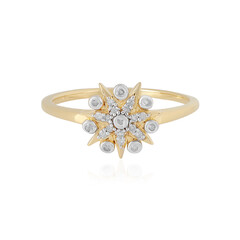 I2 (I) Diamant-Silberring