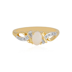 Australischer Opal-Silberring
