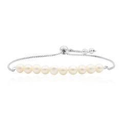Süßwasserzuchtperlen-Silberarmband