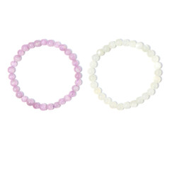 2er Set Edelstein-Armbänder
